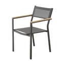 Mandalay Havespisestole Elba Havestol i Antracit /Teak, 1