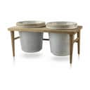 CASA Living Urtepotteskjulere Sofia Urtepottesæt - 3 dele i råhvid, 11 cm, 1