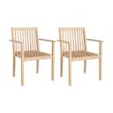 SKAGEN living Havespisestole Gilleleje Havestol - 2 stk. i Natur, 1