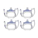 Spode Servietringe og -holdere Blue Italian Servietringe - 4 stk. i Blå/Hvid, 1