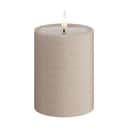 Deluxe Homeart LED-lys Unique LED Bloklys i Rose, H10 x Ø7,5 cm, 1