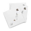 Wik & Walsøe Juleservietter Julemorgen Story Serviet - 20 stk. i Hvid, B33 x L33 cm, 1