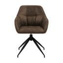 CASA Living Spisebordsstole Brenda Spisebordsstol i lysebrun/sort, 1