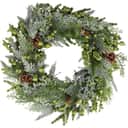 Casa Christmas Øvrigt julepynt Krans i grønne bær, 1