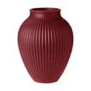Knabstrup Keramik Vaser Riller Vase i Soft cherry, 27 cm, 1