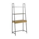 CASA Living Skriveborde Seaford Reol m. Skrivebord i Natur/sort, 1