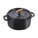 Staub Stegesøer Buster & Punch La Cocotte i Sort/messing, 3.7 L, 1