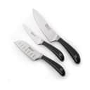 Robert Welch Knivsæt Signature Home Chef Knivsæt - 3 dele i Sort/rustfrit stål, 1