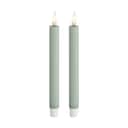 Deluxe Homeart LED-lys Real Flame LED Kertelys - 2 stk. i Salvie , 14 cm, 1