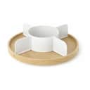 Umbra Bakker Bellwood Lazy Opbevaringsbakke i Hvid, 1