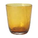 Broste Copenhagen Vandglas Hammered Glas i Amber, 33.5 cl, 1