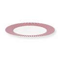 PIP Studio Frokosttallerkener Royal Stripes Tallerken i Dark Pink, 26,7 cm, 1