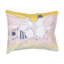 Moomin Arabia Hovedpudebetræk Familietid Hovedpudebetræk - Familie i Pink/gul, 1