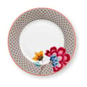 PIP Studio Frokosttallerkener Blooming Tales Frokosttallerken i Khaki, 23 cm, 1