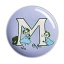 Moomin Arabia Kagetallerkener Arabia Service ABC Tallerken - M i M, 1