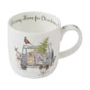 Royal Worcester Krus og kopper med hank Wrendale Krus - Driving home xms i Dyr, 1