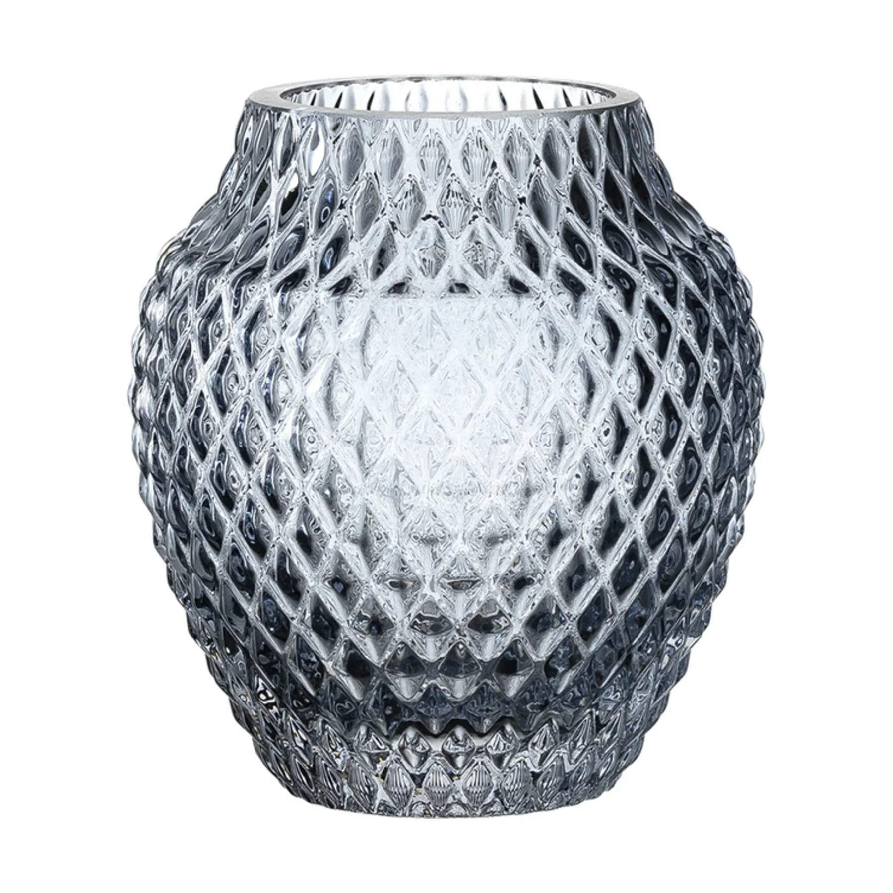 Vase Leonardo 'Lucca' En Verre - Couleur Or Rose - 40.5 Cm De Haut - Décoration Intérieure - Neuf