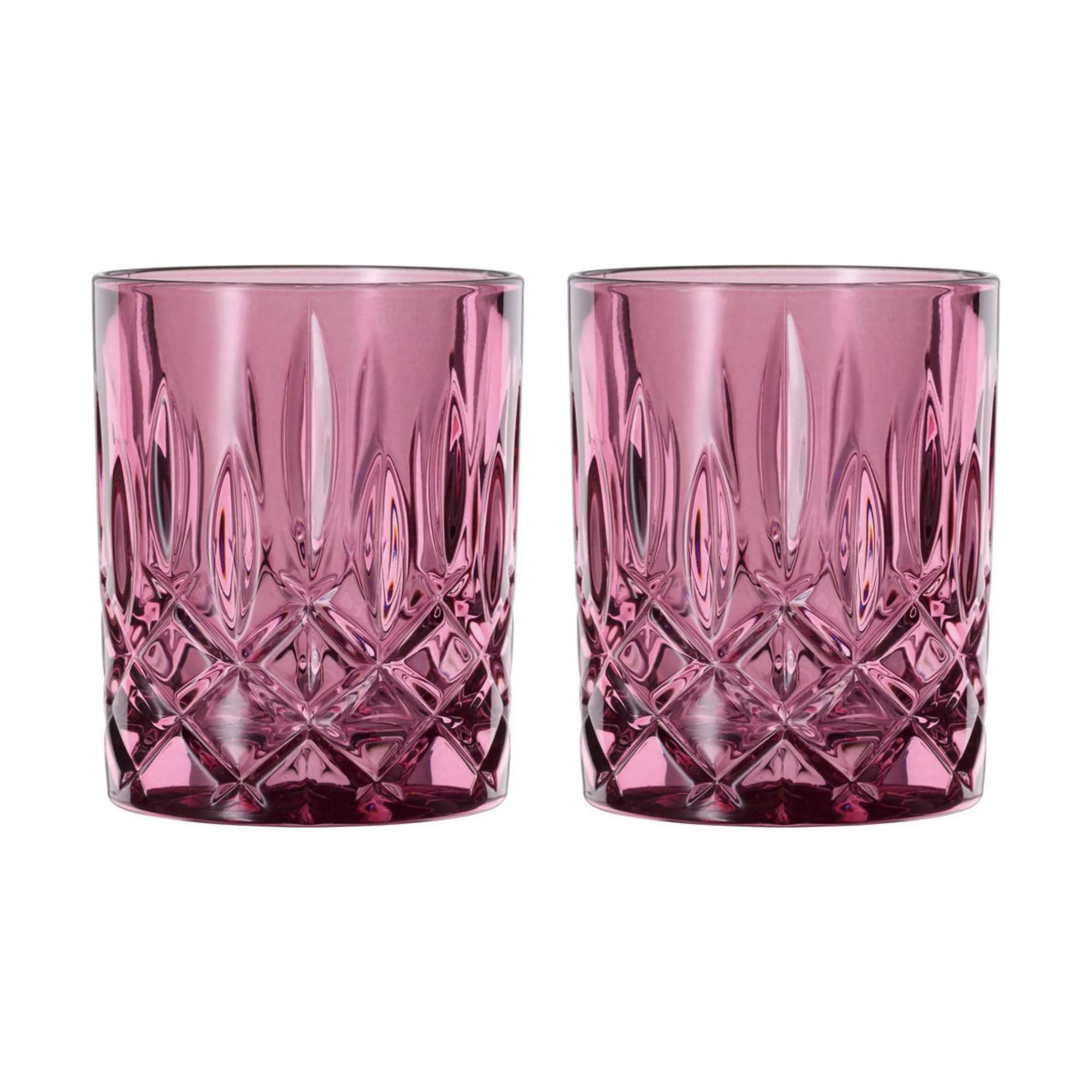Noblesse Whiskyglas - 2 stk., berry, large