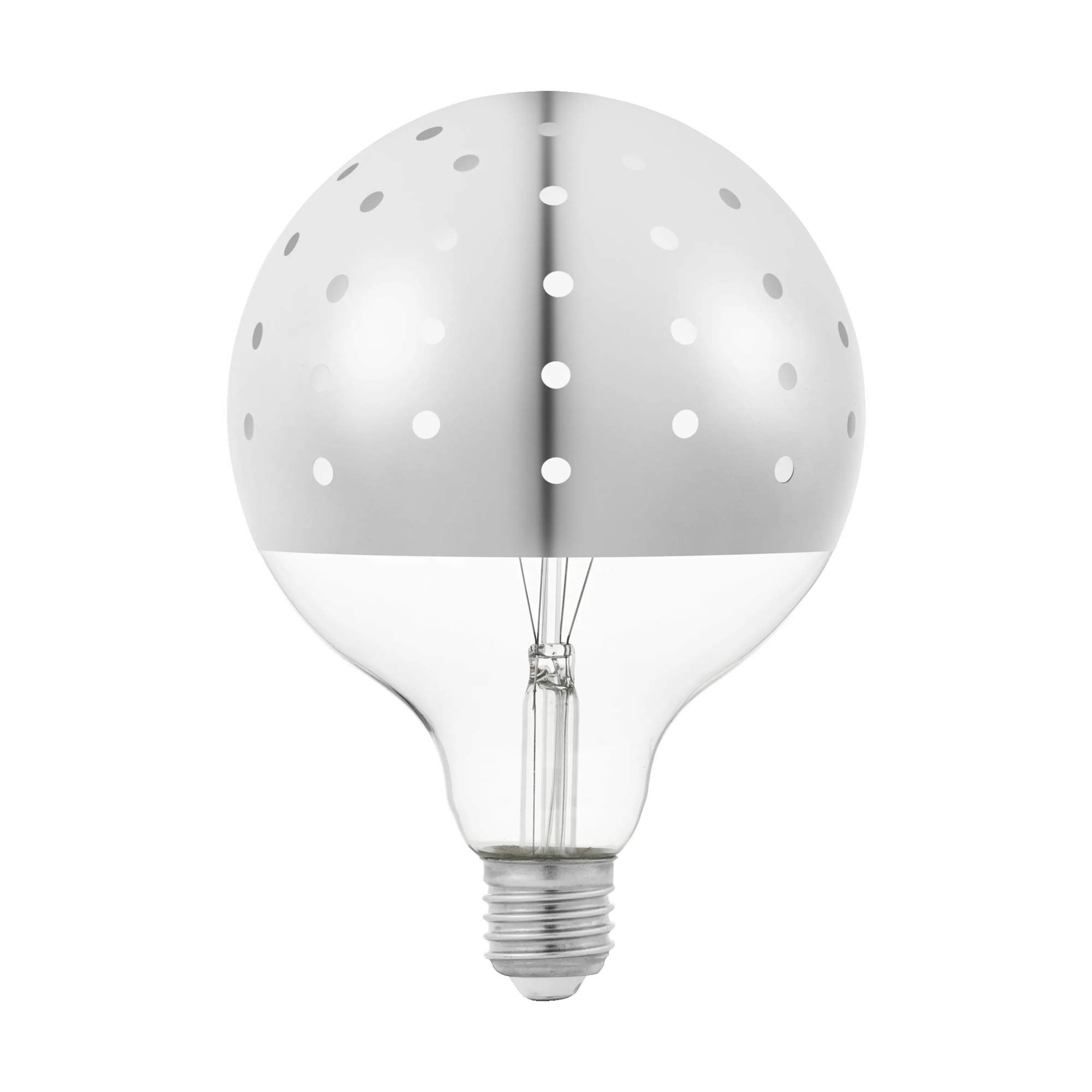 Tivoli Dot Elpære, silver, large