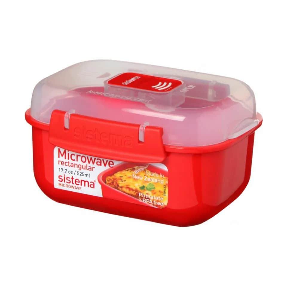 Microwave Steamer, red, large