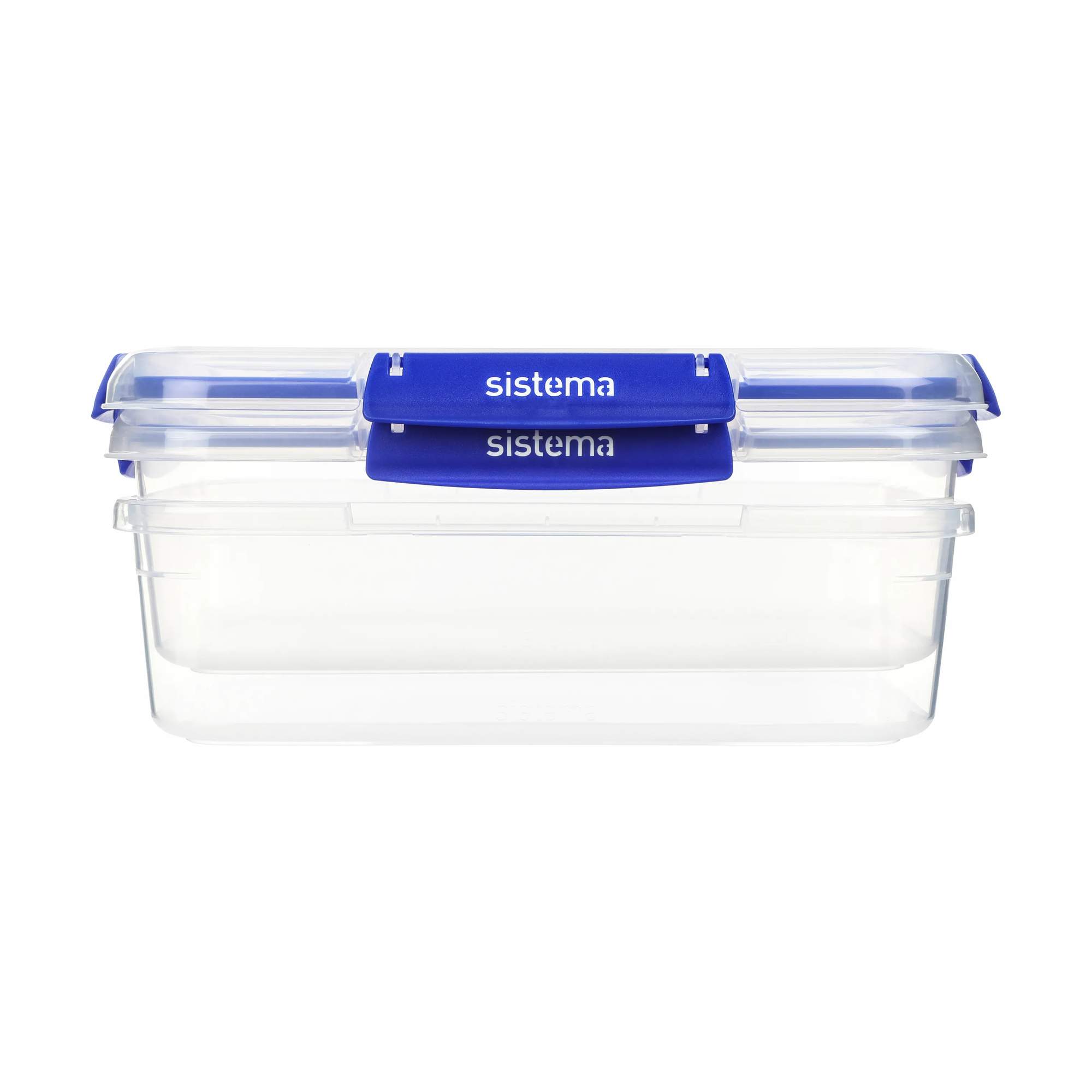 Klip It Plus Opbevaringsboks - 2 stk., blue, large