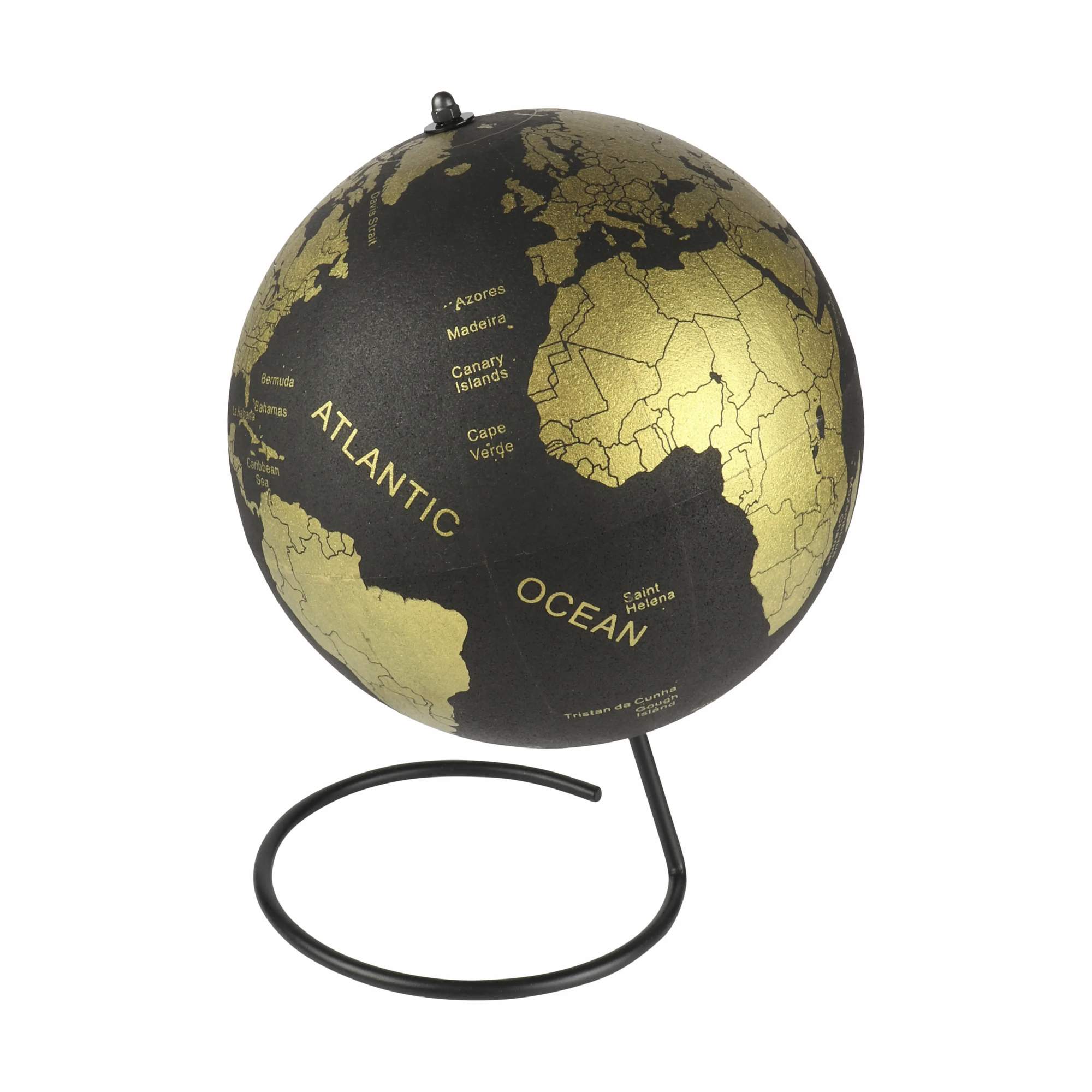 CASA Living - Globus med 12 - H 33 x Ø 25 cm - - Sort/guld | Imerco