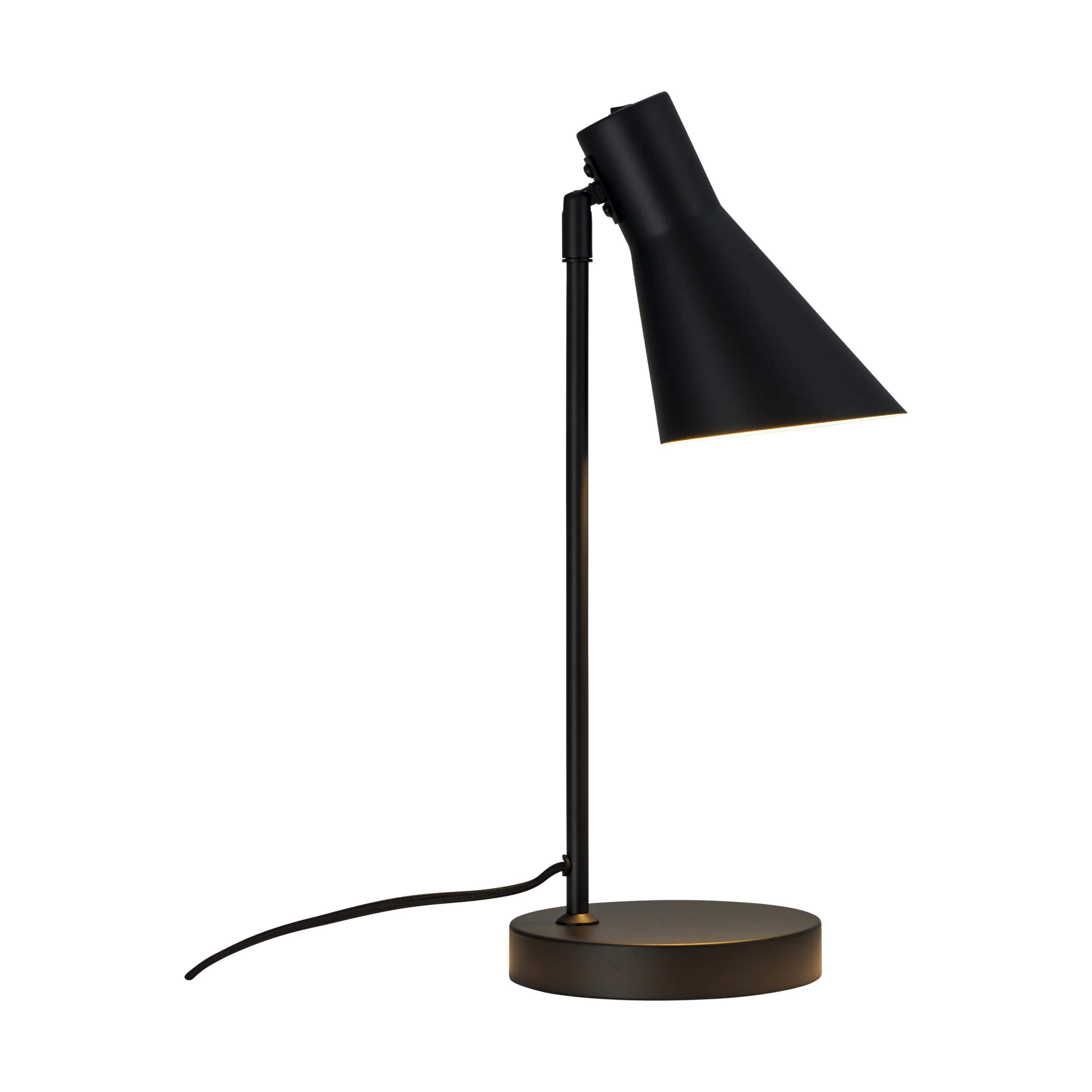 Dyberg Larsen Bordlamper DL12 Bordlampe i Sort, H44,5 x Ø16 cm, 1