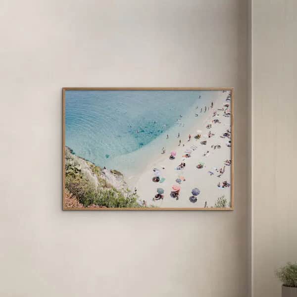 Poster&Frame Plakater Plakat - Tropea beach in Italy i B30 x L40 cm, 2