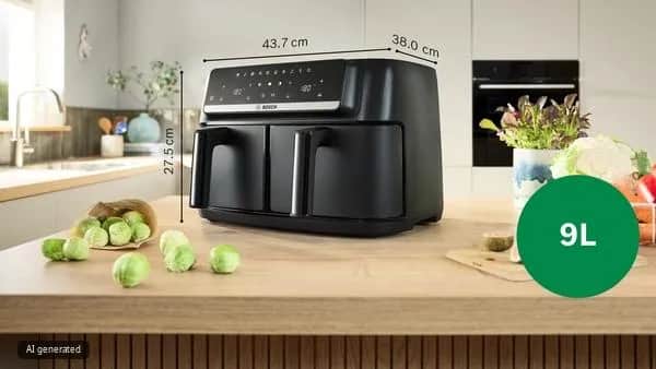 Bosch Airfryers Serie 4 Airfryer i Sort, 2