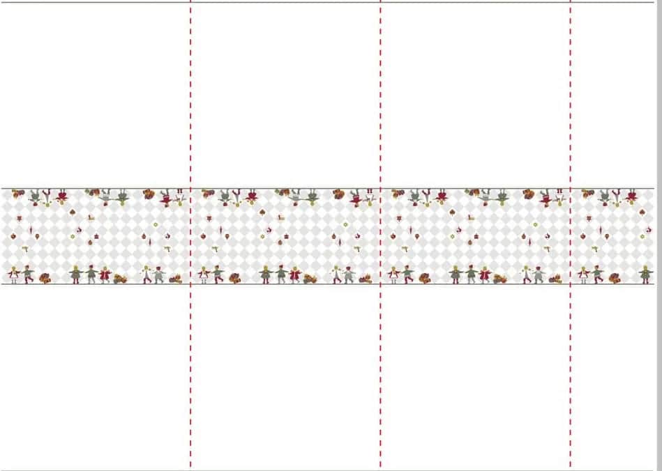 Jette Frölich Design Duge Dancing Children Dansende Børn Juledug i B160 x L220 cm, 1