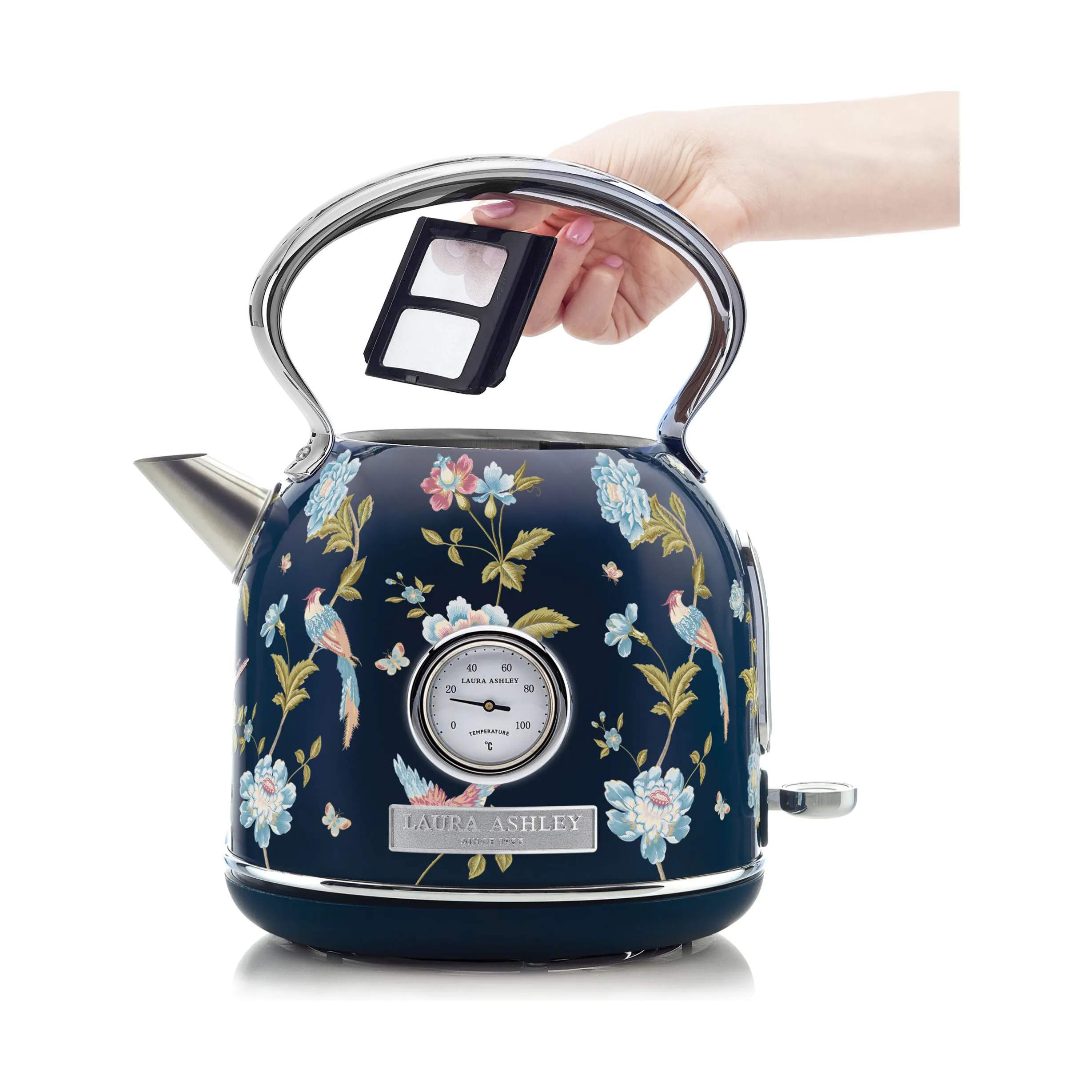 Laura Ashley Elkedler Elkedel - Kuppel i Elveden Navy, 3