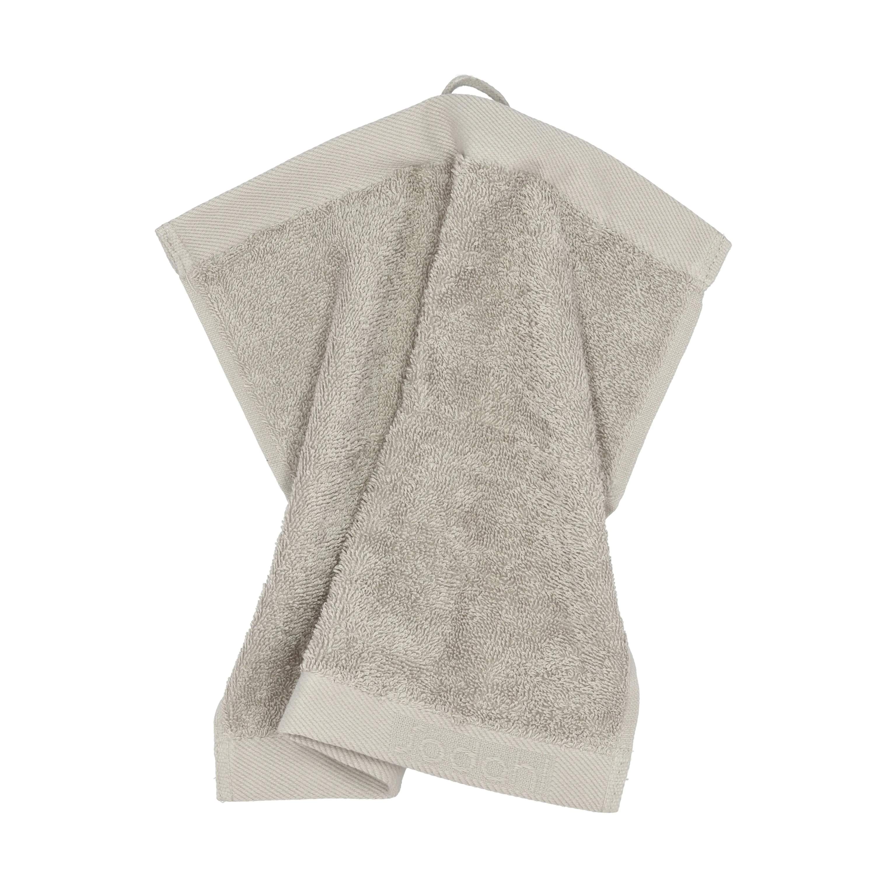 Södahl Vaskeklude Organic Comfort Vaskeklud i Light Grey 2, 3