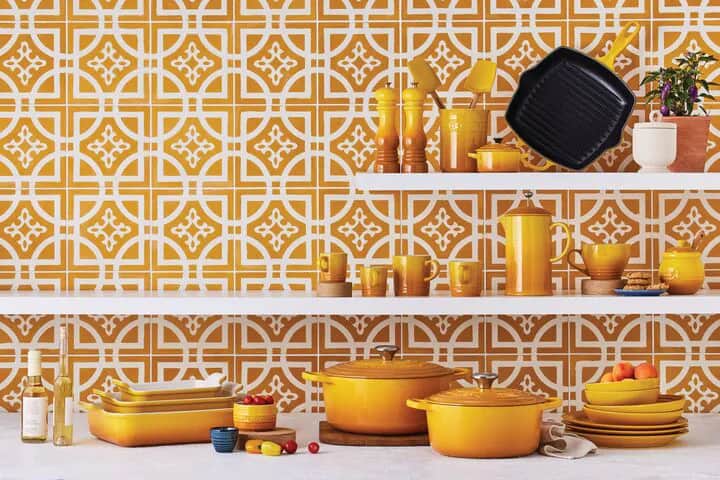 Le Creuset Grillpander Grillpande i Nectar, 26 cm, 2