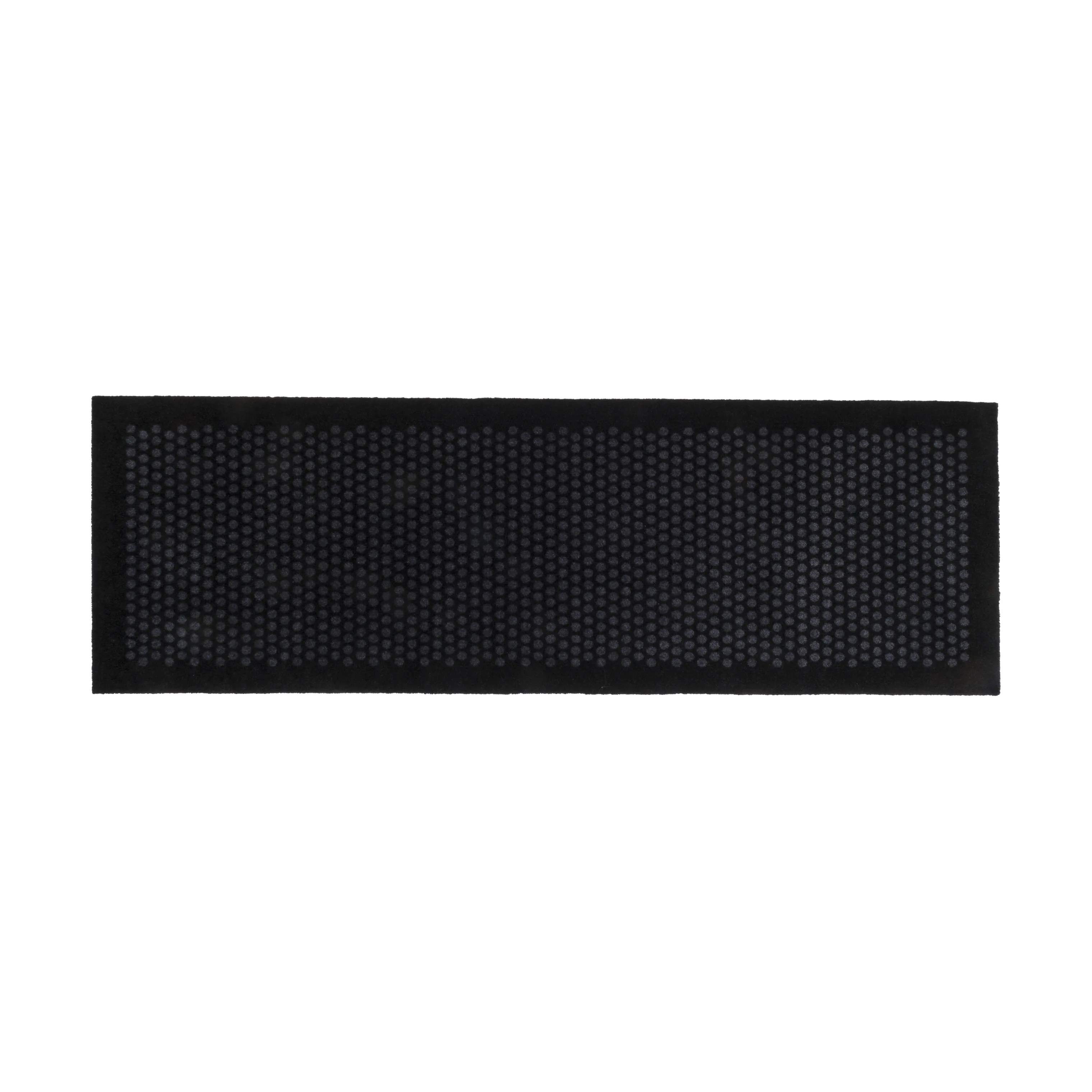 Tica Copenhagen Gulvtæpper Dot Gulvtæppe i Sort/grå, B67 x L200 cm, 1