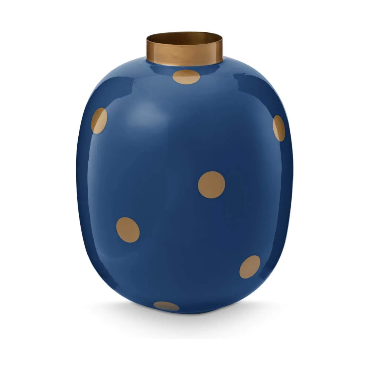 Dot delight Vase, navy, large
