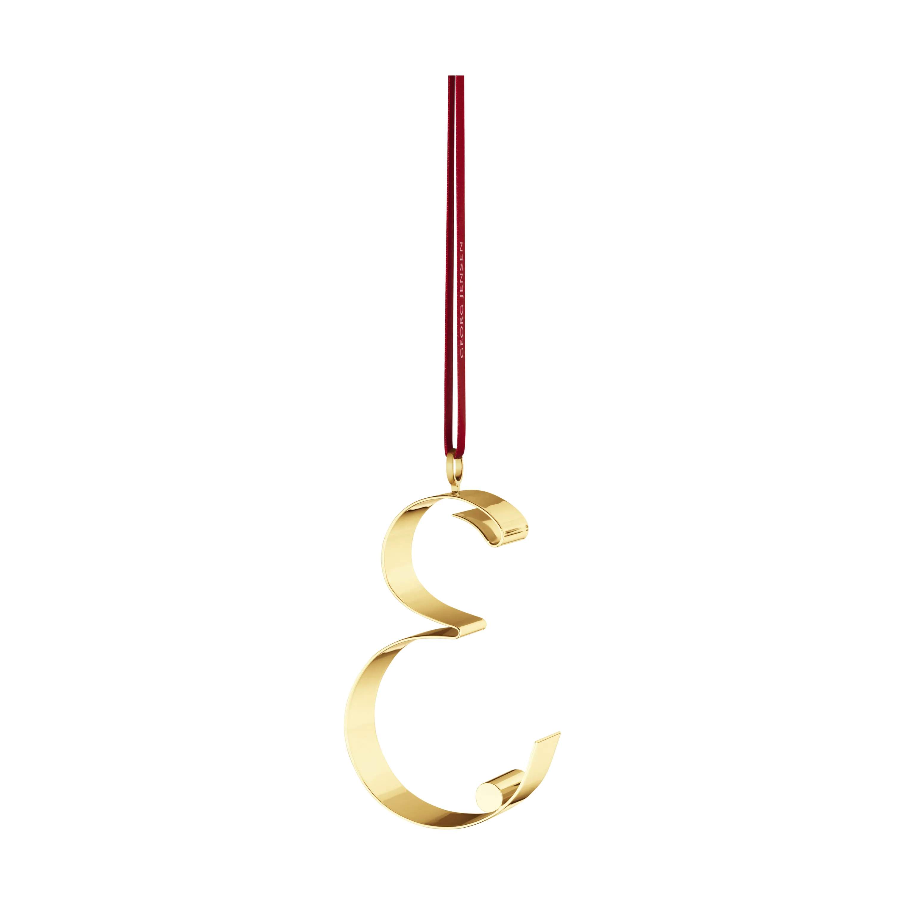 Georg Jensen Juleophæng Seasonal Christmas Collection Bogstavornament - E i E, 1