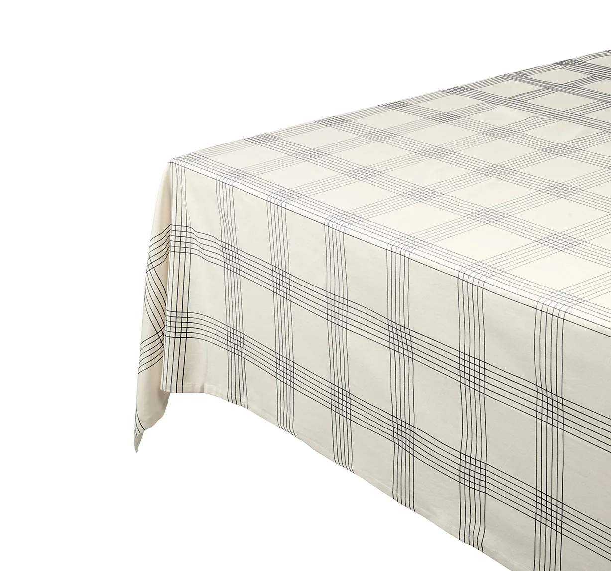 Broste Copenhagen Duge Alice Dug i Black/Natural, 300 cm, 3