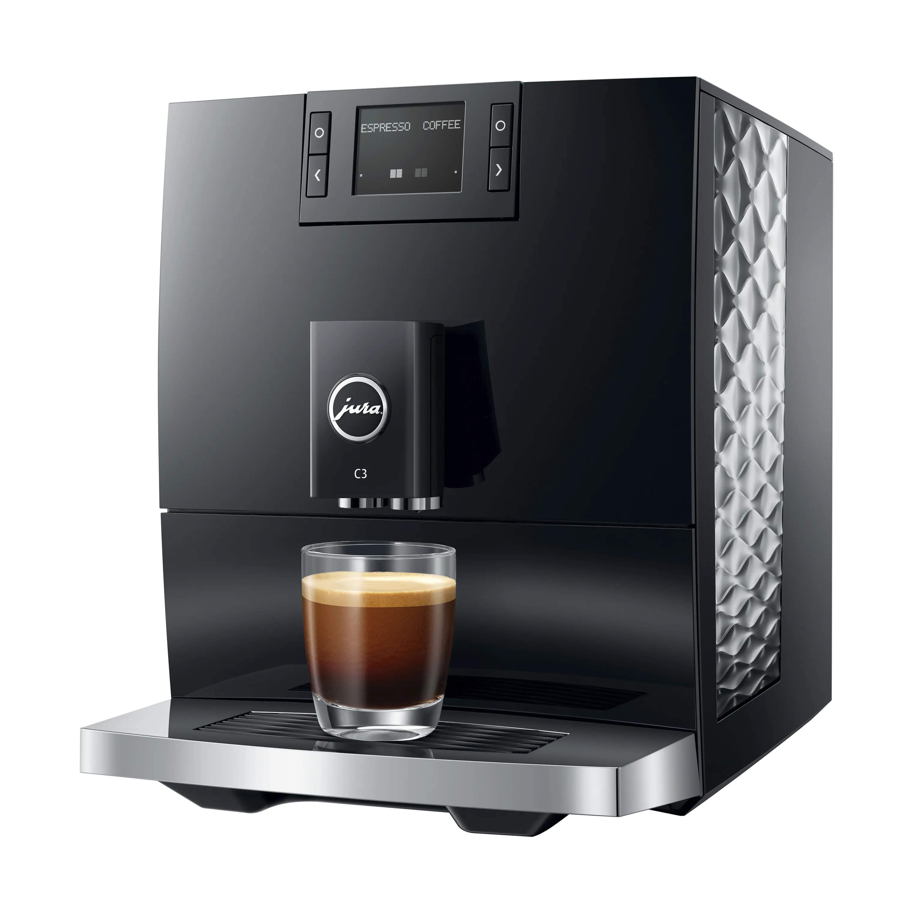 JURA Espressomaskiner C3 (EA) Espressomaskine i Sort Diamond Black, 3
