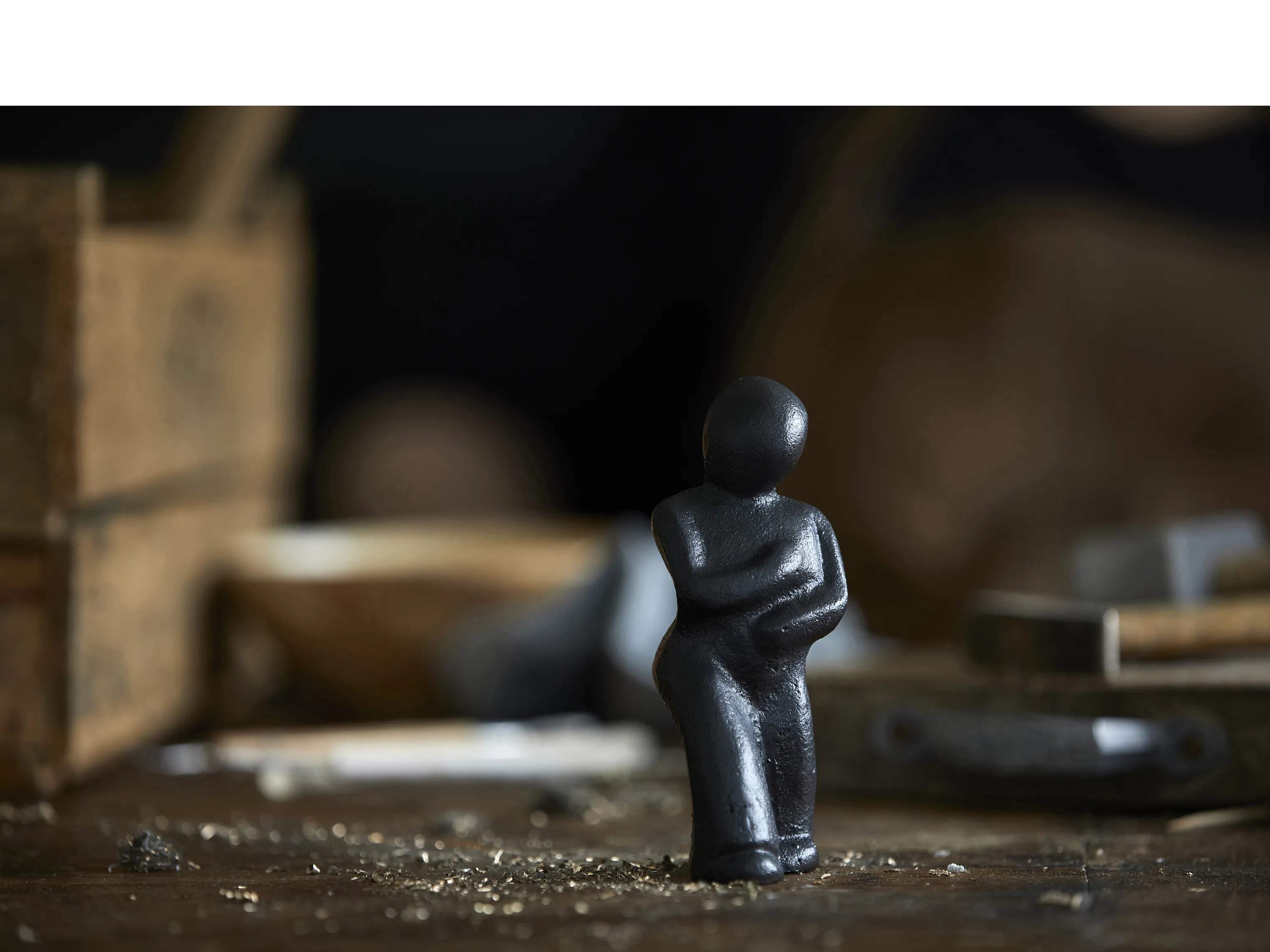 Morsø Øvrige figurer Skulptur - Mærk efter! Føles det rigtigt, så er det vejen i Mærk efter! Føles det rigtigt, så er det vejen, 13,5 cm, 2