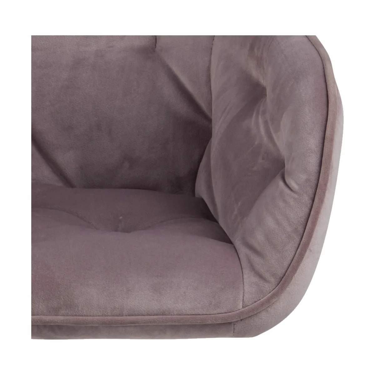 CASA Living Skrivebordsstole Brooke Skrivebordsstol i Dusty rose/sort, 5