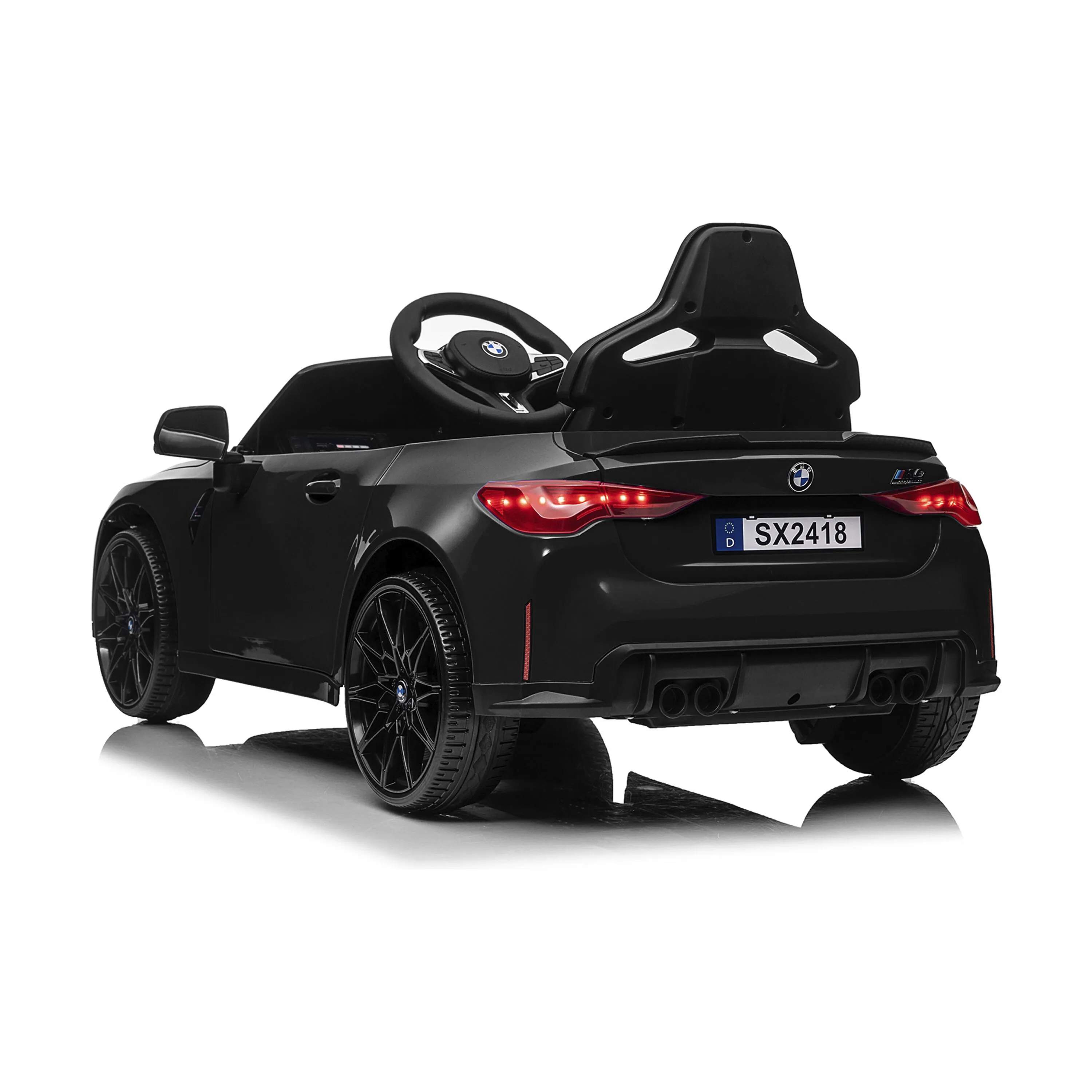 NORDIC PLAY Speed El-biler til børn Elektrisk Bil - BMW M4 i Sort, 4