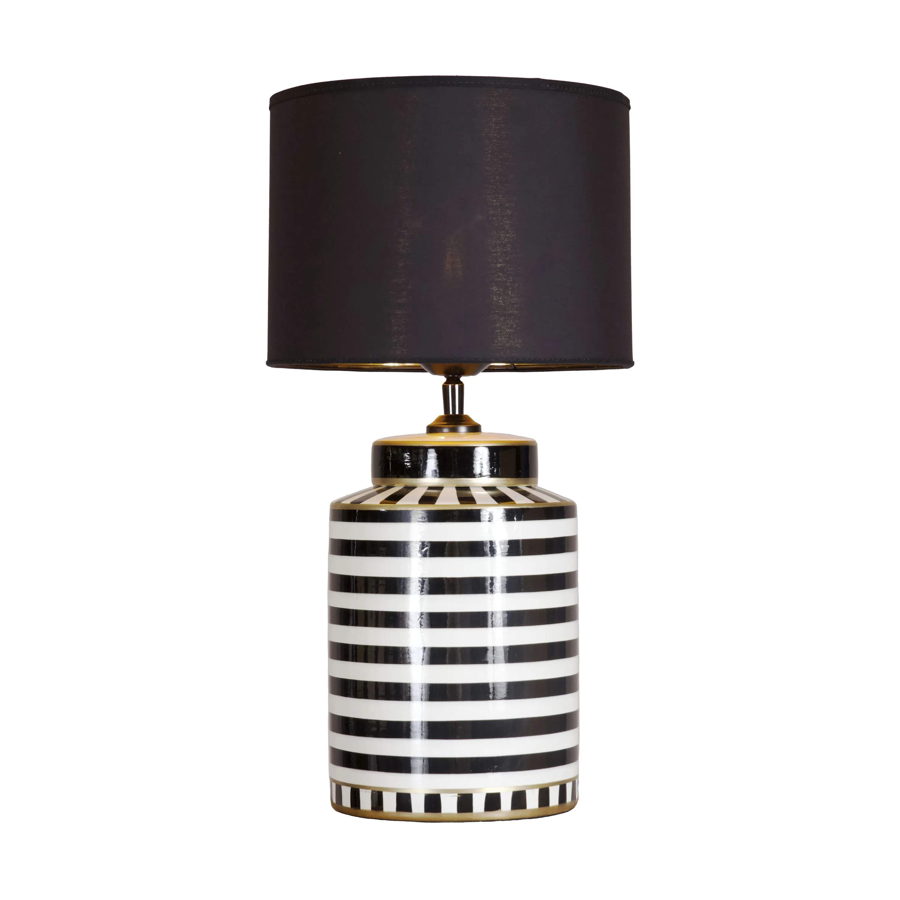 PR Home Bordlamper Gatsby Bordlampe i Svart/Vit, 1