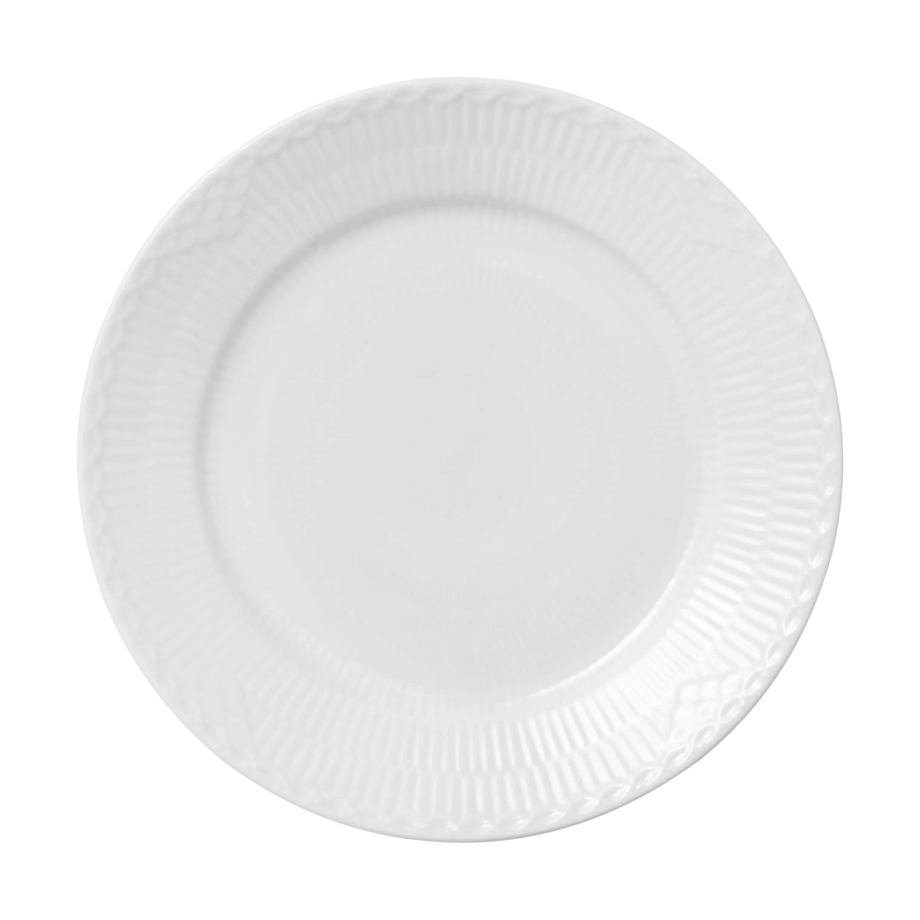 Royal Copenhagen Frokosttallerkener Hvid Halvblonde Frokosttallerken i Hvid, 22 cm, 1