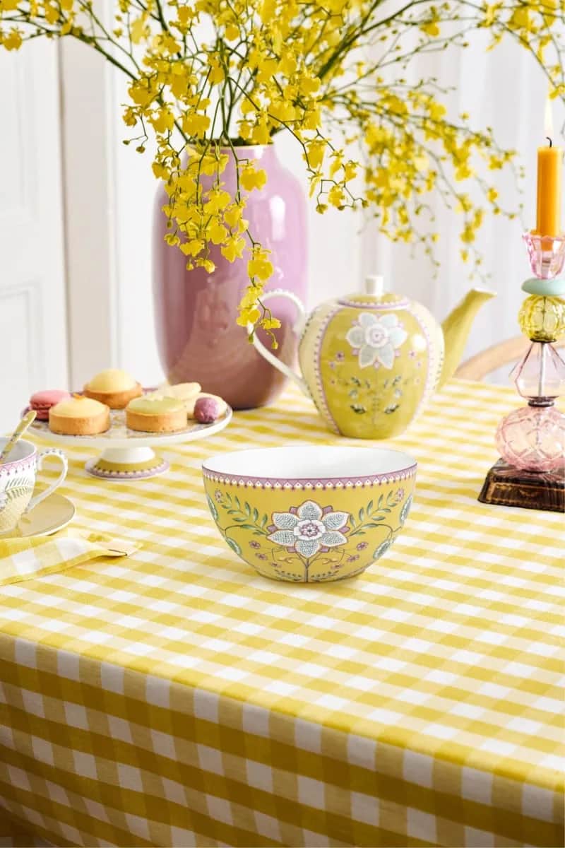 PIP Studio Serveringsskåle Lily & Lotus Skål i Yellow, 2