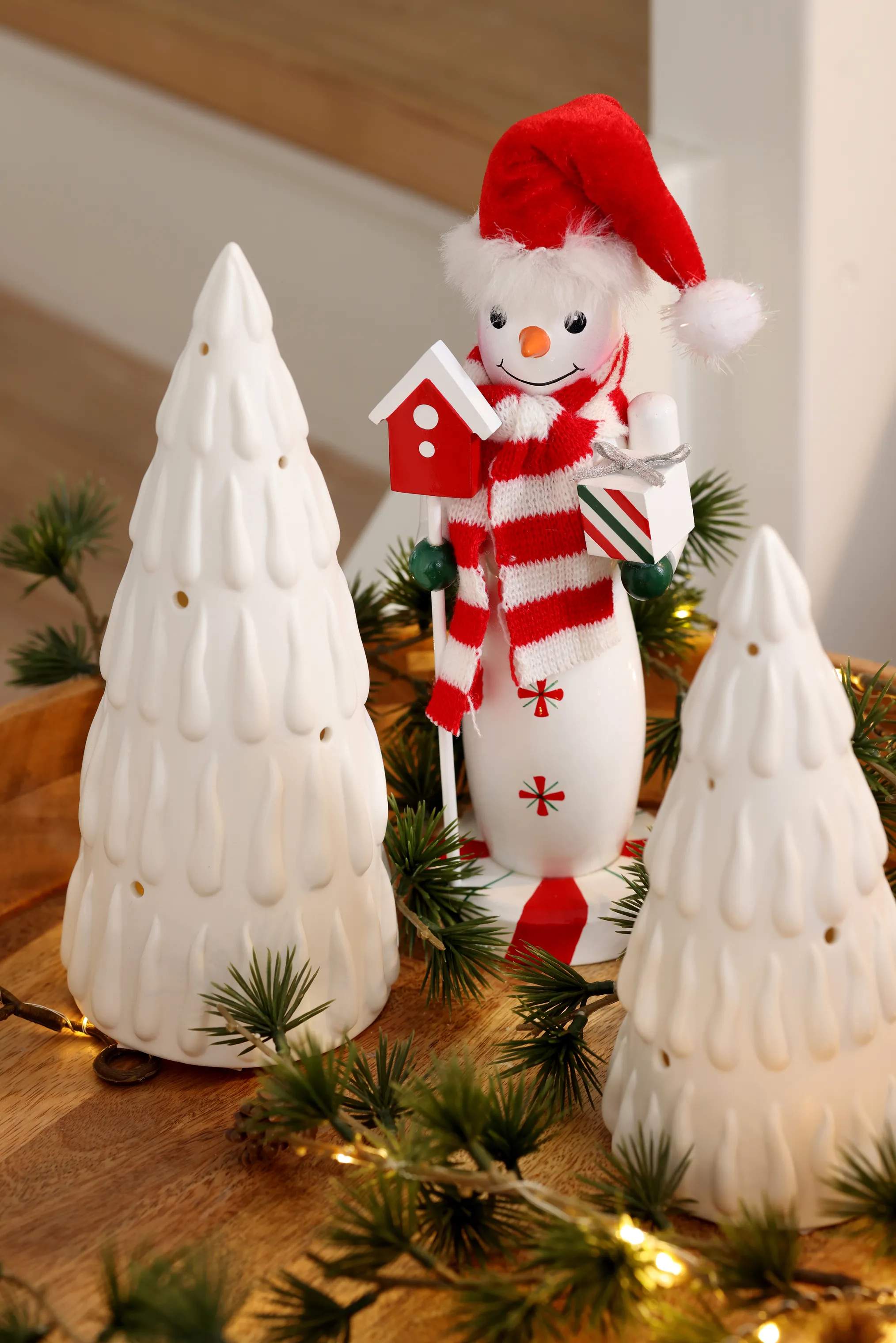 Casa Christmas Julefigurer Juletræ m. LED i 24,2 cm, 2