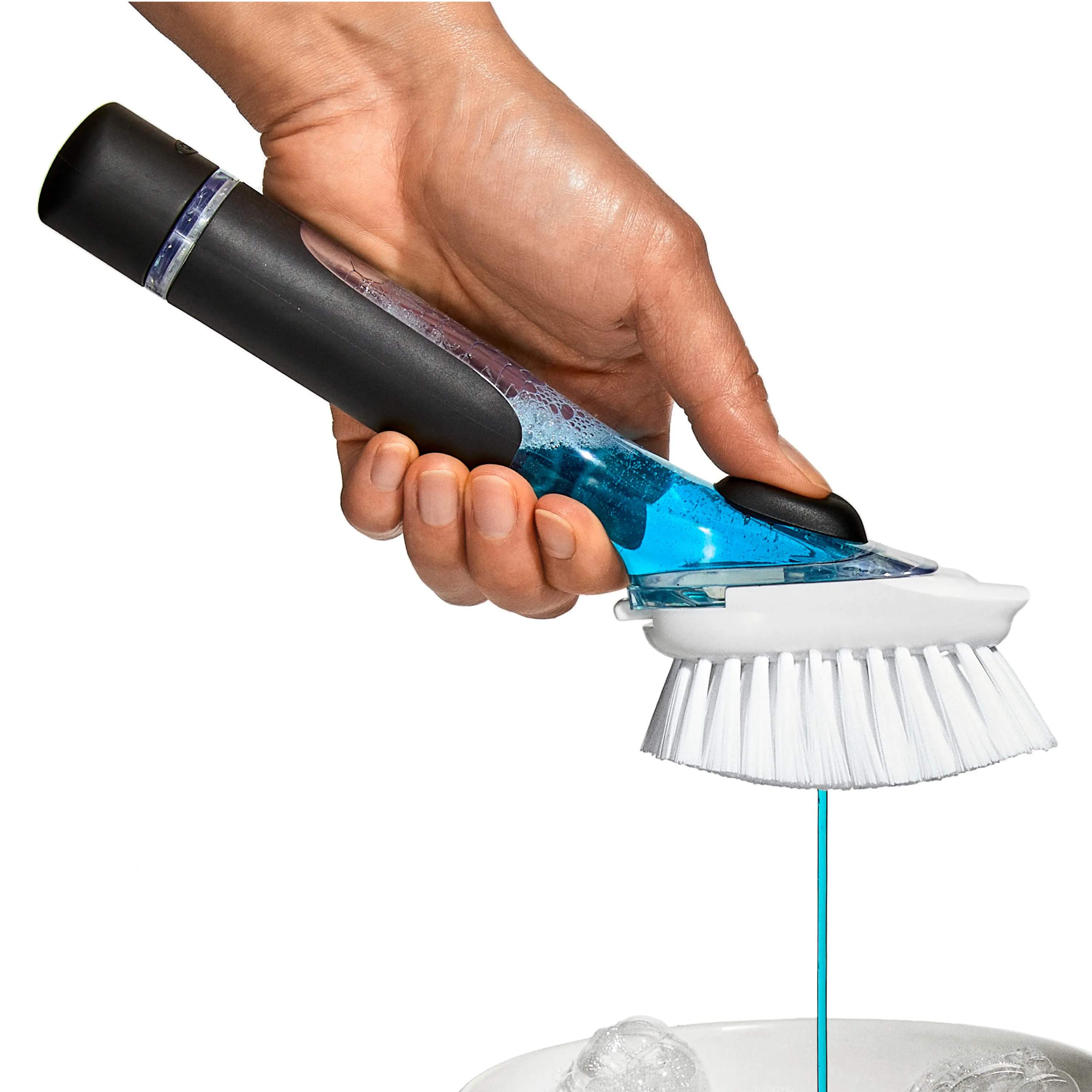 OXO Opvaskebørster Good Grips Opvaskebørste i Sort/transparent/hvid, 2