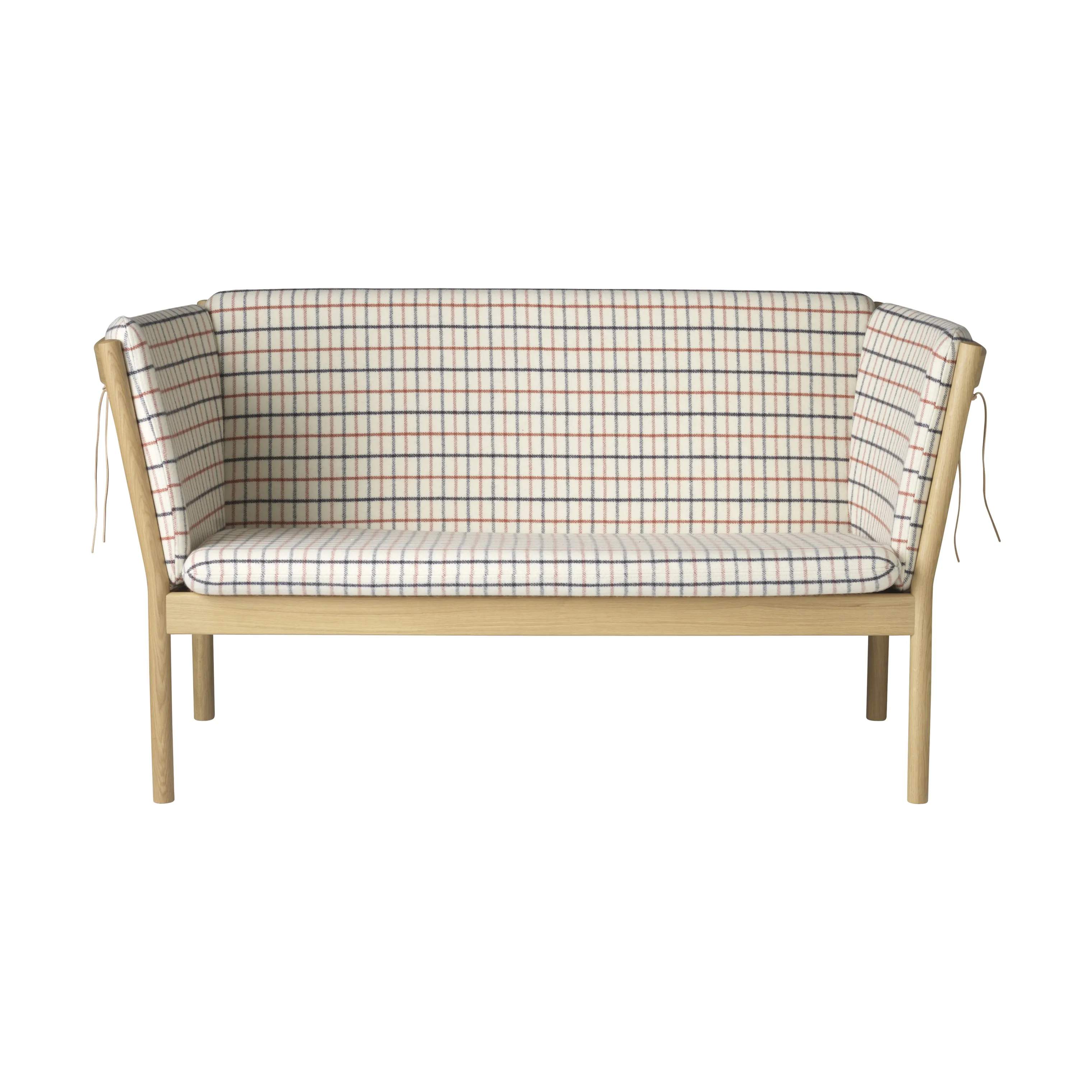 J148 Sofa, rød ternet, large