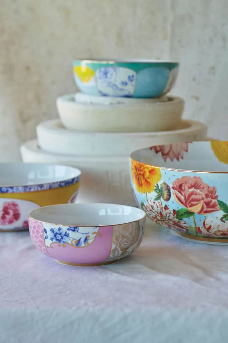 PIP Studio Serveringsskåle Royal Multi Skål i Lyserød/multi, 12,5 cm, 2