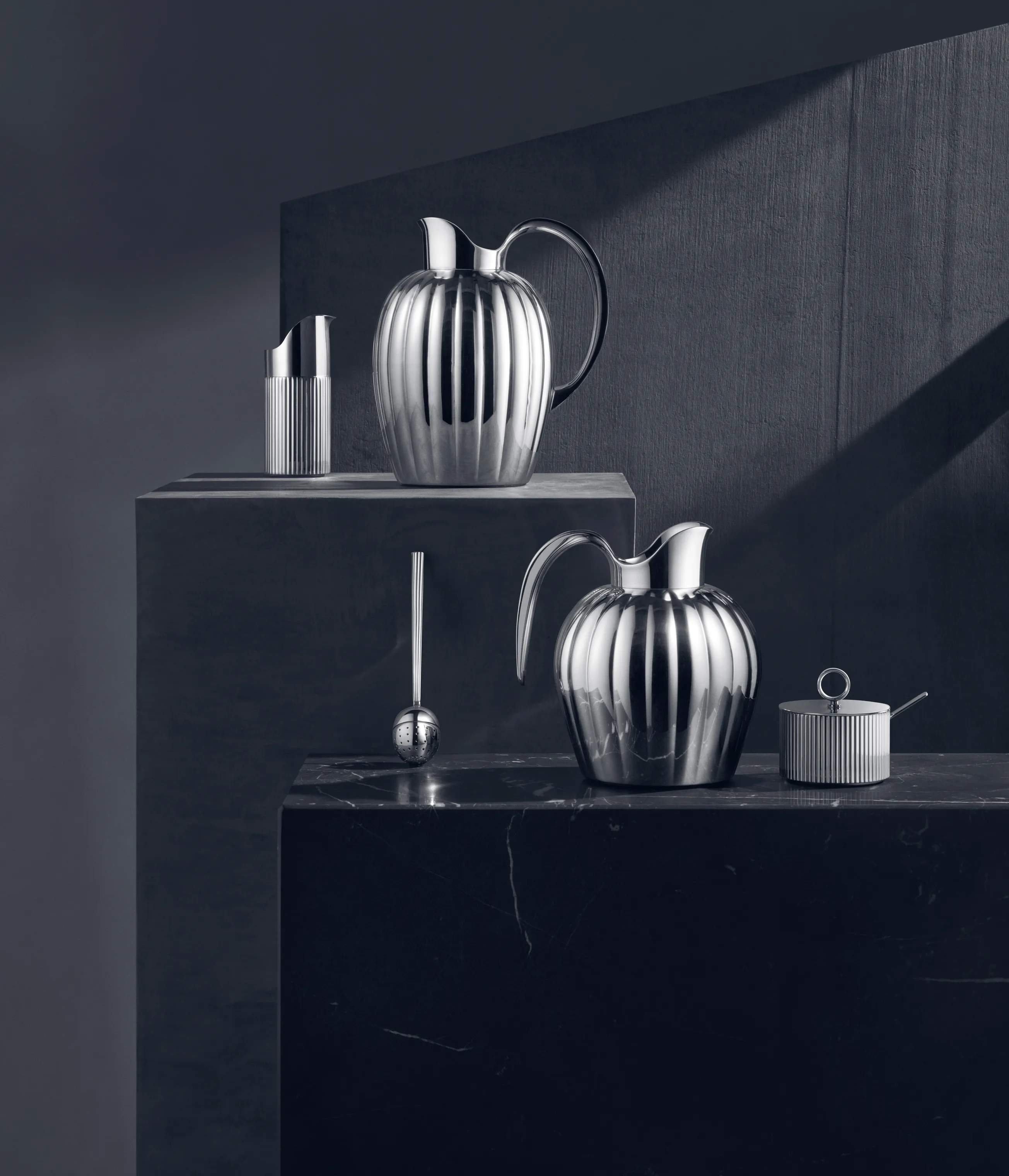 Georg Jensen Termokander Bernadotte Termokande i Sølvfarvet, 0.8 L, 4