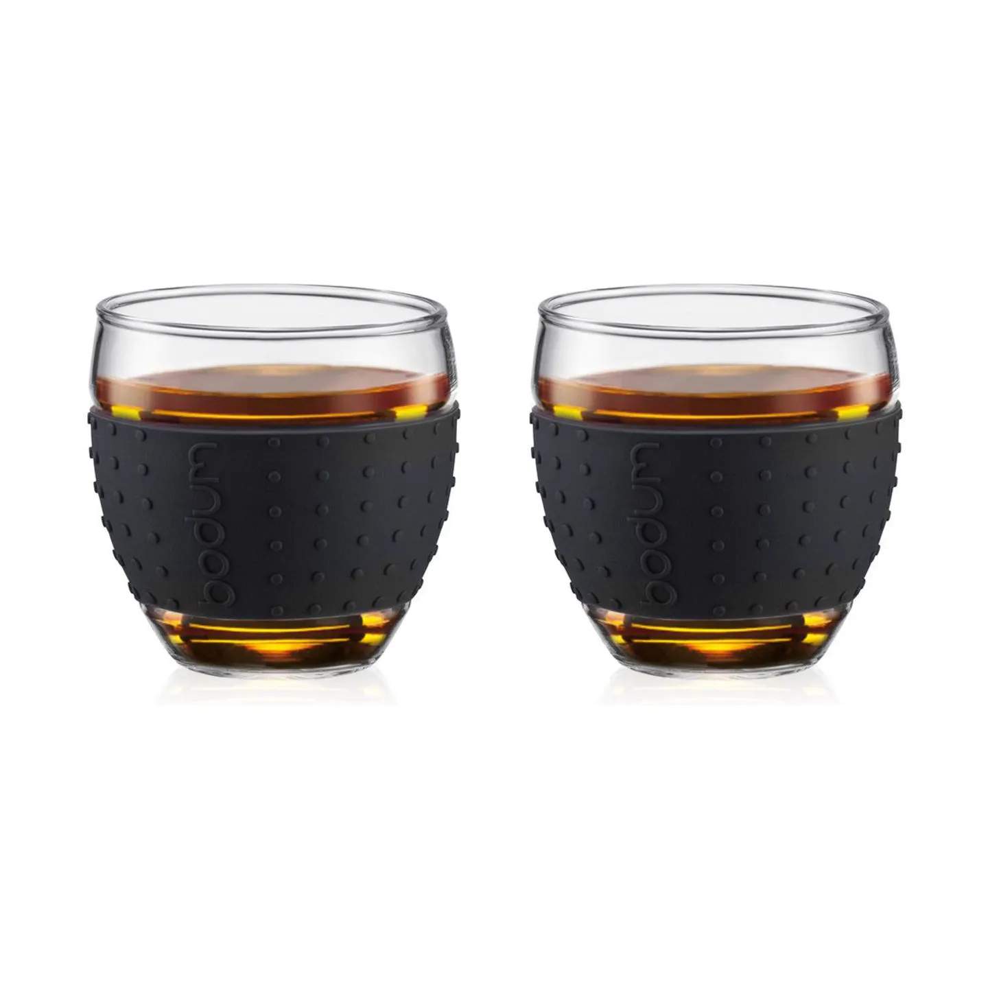 Pavina Glas - 2 stk., sort, large